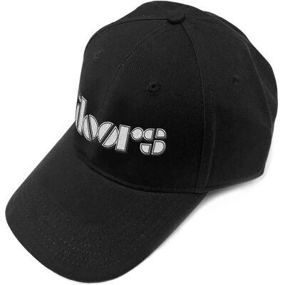 The Doors: Unisex Baseball Cap/Logo (Black) The Doors: Unisex Baseball Cap/Logo (Black)