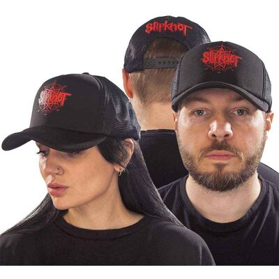 Slipknot: Unisex Mesh Back Cap/Logo (Black) Slipknot: Unisex Mesh Back Cap/Logo (Black)