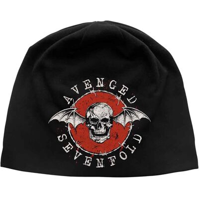Avenged Sevenfold: Unisex Beanie Hat/Distressed Bat (Black) Avenged Sevenfold: Unisex Beanie Hat/Distressed Bat (Black)