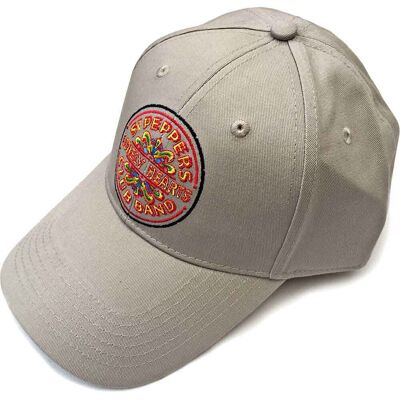 The Beatles: Unisex Baseball Cap/Sgt Pepper Drum (Sand) The Beatles: Unisex Baseball Cap/Sgt Pepper Drum (Sand)