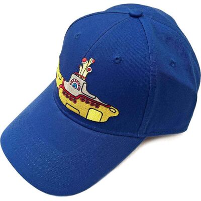 The Beatles: Unisex Baseball Cap/Yellow Submarine (Mid-Blue) The Beatles: Unisex Baseball Cap/Yellow Submarine (Mid-Blue)