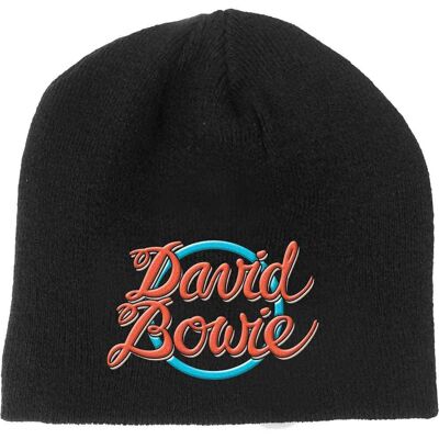 David Bowie: Unisex Beanie Hat/1978 World Tour Logo (Black) David Bowie: Unisex Beanie Hat/1978 World Tour Logo (Black)
