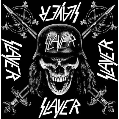 Slayer: Unisex Bandana/Wehrmacht (Black) Slayer: Unisex Bandana/Wehrmacht (Black)