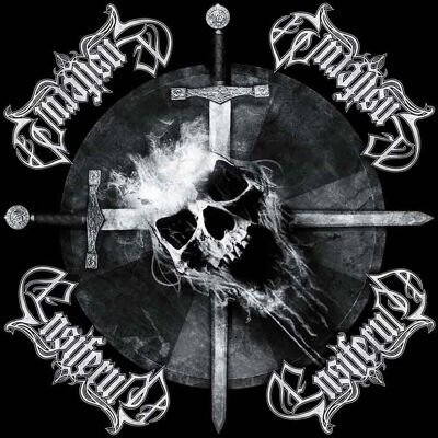 Ensiferum: Unisex Bandana/Skull (Black) Ensiferum: Unisex Bandana/Skull (Black)
