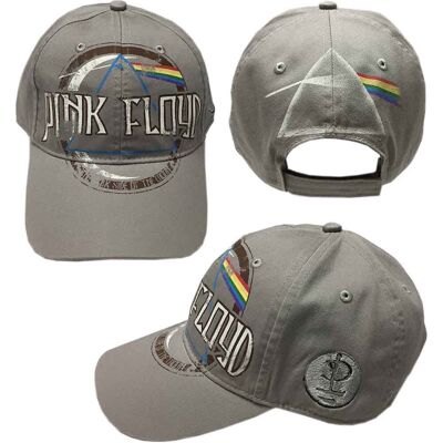 Pink Floyd: Unisex Baseball Cap/Dark Side of the Moon Album Distressed (Grey) Pink Floyd: Unisex Baseball Cap/Dark Side of the Moon Album Distressed (Grey)