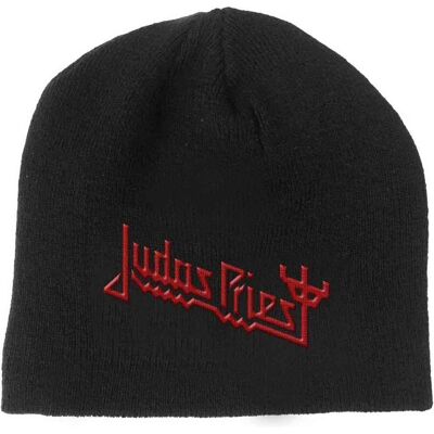 Judas Priest: Unisex Beanie Hat/Fork Logo (Black) Judas Priest: Unisex Beanie Hat/Fork Logo (Black)