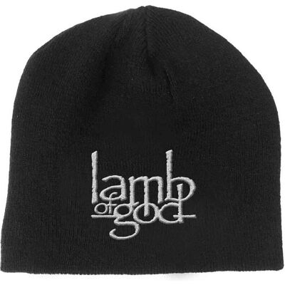Lamb Of God: Unisex Beanie Hat/Logo 2 (Black) Lamb Of God: Unisex Beanie Hat/Logo 2 (Black)