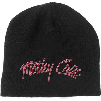 Mötley Crue: Unisex Beanie Hat/Logo 1 (Black) Mötley Crue: Unisex Beanie Hat/Logo 1 (Black)