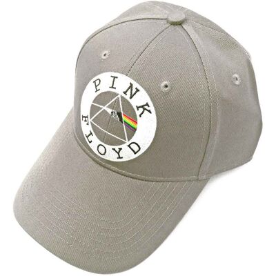 Pink Floyd: Unisex Baseball Cap/Circle Logo (Sand) Pink Floyd: Unisex Baseball Cap/Circle Logo (Sand)