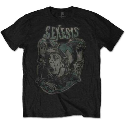 Genesis: Unisex T-Shirt/Mad Hatter 2 (Black) (Large) Genesis: Unisex T-Shirt/Mad Hatter 2 (Black) (Large)