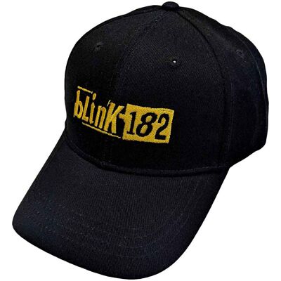 Blink-182: Unisex Baseball Cap/Modern Logo (Black) Blink-182: Unisex Baseball Cap/Modern Logo (Black)