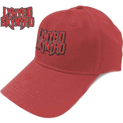 Lynyrd Skynyrd: Unisex Baseball Cap/Logo (Red) Lynyrd Skynyrd: Unisex Baseball Cap/Logo (Red)