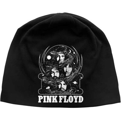 Pink Floyd: Unisex Beanie Hat/Cosmic Faces (Black) Pink Floyd: Unisex Beanie Hat/Cosmic Faces (Black)