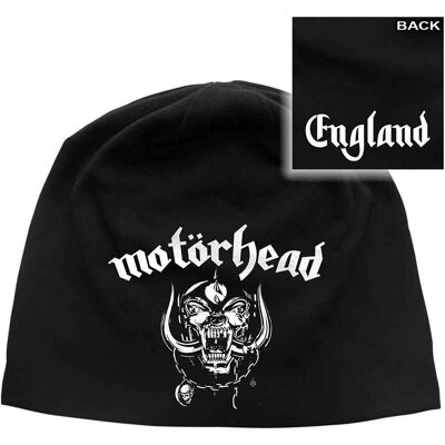 Motörhead: Unisex Beanie Hat/England (Black) Motörhead: Unisex Beanie Hat/England (Black)