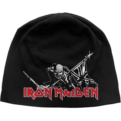 Iron Maiden: Unisex Beanie Hat/The Trooper (Black) Iron Maiden: Unisex Beanie Hat/The Trooper (Black)