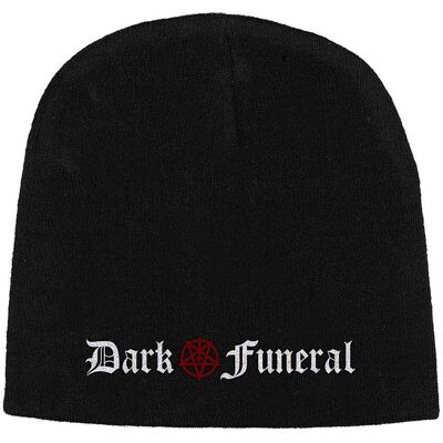 Dark Funeral: Unisex Beanie Hat/Logo (Black) Dark Funeral: Unisex Beanie Hat/Logo (Black)