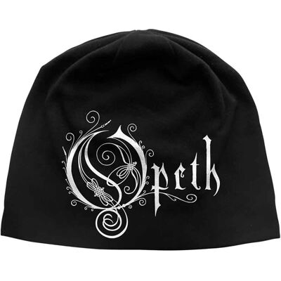 Opeth: Unisex Beanie Hat/Logo (Black) Opeth: Unisex Beanie Hat/Logo (Black)