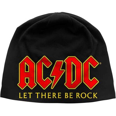 AC/DC: Unisex Beanie Hat/Let There Be Rock (Black) AC/DC: Unisex Beanie Hat/Let There Be Rock (Black)
