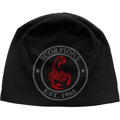Scorpions: Unisex Beanie Hat/Est. 1965 (Black) Scorpions: Unisex Beanie Hat/Est. 1965 (Black)