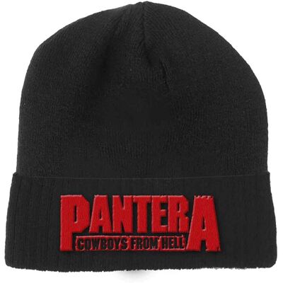 Pantera: Unisex Beanie Hat/Cowboys from Hell 2 (Black) Pantera: Unisex Beanie Hat/Cowboys from Hell 2 (Black)
