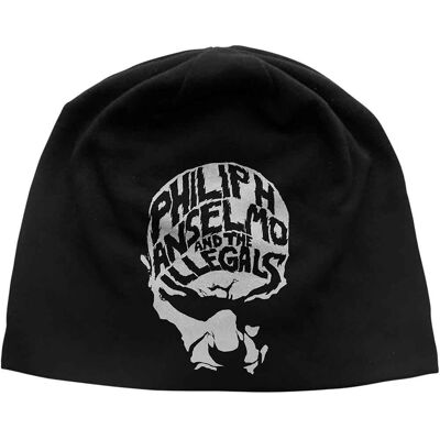 Phil H. Anselmo & The Illegals: Philip H. Anselmo & The Illegals Unisex Beanie Hat/Face (Black) Phil H. Anselmo & The Illegals: Philip H. Anselmo & The Illegals Unisex Beanie Hat/Face (Black)