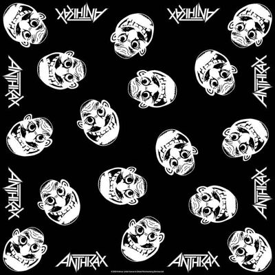Anthrax: Unisex Bandana/Not Man (Black) Anthrax: Unisex Bandana/Not Man (Black)