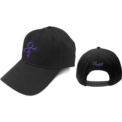 Prince: Unisex Baseball Cap/Purple Symbol (Black) Prince: Unisex Baseball Cap/Purple Symbol (Black)