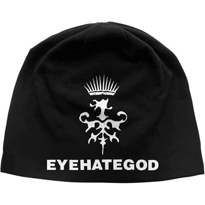 Eyehategod: Unisex Beanie Hat/Phoenix Logo JD Print (Black) Eyehategod: Unisex Beanie Hat/Phoenix Logo JD Print (Black)