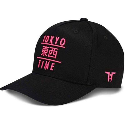 Tokyo Time: Unisex Baseball Cap/TT Heritage Pink Logo (Black) Tokyo Time: Unisex Baseball Cap/TT Heritage Pink Logo (Black)