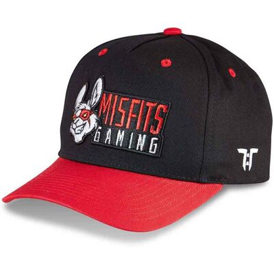 Tokyo Time: Unisex Baseball Cap/Misfits Gaming Red Peak (Black & Red) Tokyo Time: Unisex Baseball Cap/Misfits Gaming Red Peak (Black & Red)