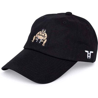 Tokyo Time: Unisex Baseball Cap/Sumo (Black) Tokyo Time: Unisex Baseball Cap/Sumo (Black)