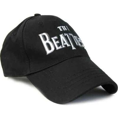 The Beatles: Unisex Baseball Cap/Sonic Shining Drop T Logo (Black) The Beatles: Unisex Baseball Cap/Sonic Shining Drop T Logo (Black)