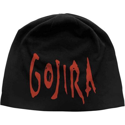 Gojira: Unisex Beanie Hat/Logo JD Print (Black) Gojira: Unisex Beanie Hat/Logo JD Print (Black)