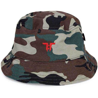 Tokyo Time: Kids Bucket Hat/TT Logo (Camouflage) Tokyo Time: Kids Bucket Hat/TT Logo (Camouflage)