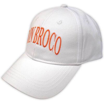 Don Broco: Unisex Baseball Cap/Orange Logo (White) Don Broco: Unisex Baseball Cap/Orange Logo (White)
