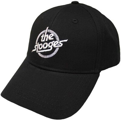 Iggy & The Stooges: Unisex Baseball Cap/Circle Logo (Black) Iggy & The Stooges: Unisex Baseball Cap/Circle Logo (Black)