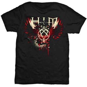 HIM: Unisex T-Shirt/Wings Splatter (Black) (Large) HIM: Unisex T-Shirt/Wings Splatter (Black) (Large)