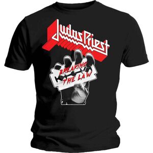 Judas Priest: Unisex T-Shirt/Breaking The Law (Black) (Medium) Judas Priest: Unisex T-Shirt/Breaking The Law (Black) (Medium)