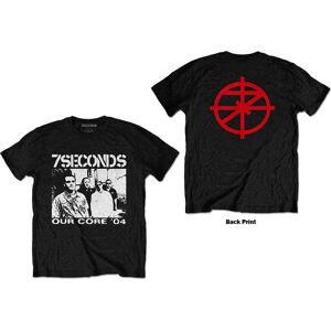 7 Seconds: Unisex T-Shirt/Our Core (Black) (Back Print) (XX-Large) 7 Seconds: Unisex T-Shirt/Our Core (Black) (Back Print) (XX-Large)