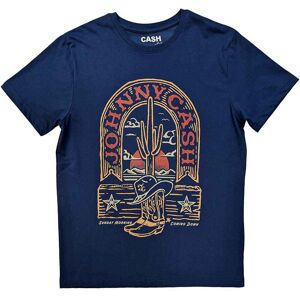Johnny Cash: Unisex T-Shirt/Sunday Morning (Denim Blue) (Small) Johnny Cash: Unisex T-Shirt/Sunday Morning (Denim Blue) (Small)