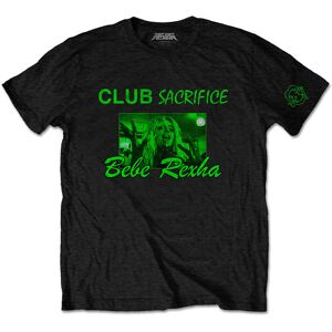 Bebe Rexha: Unisex T-Shirt/Club Sacrifice (Black) (Sleeve Print) (Medium) Bebe Rexha: Unisex T-Shirt/Club Sacrifice (Black) (Sleeve Print) (Medium)