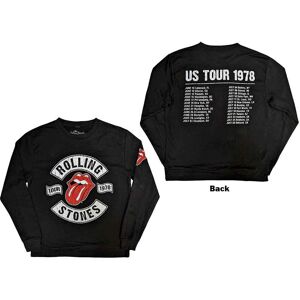 The Rolling Stones: Unisex Sweatshirt/US Tour 1978 (Black) (Back & Sleeve Print) (Large) The Rolling Stones: Unisex Sweatshirt/US Tour 1978 (Black) (Back & Sleeve Print) (Large)