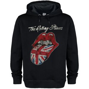 Rolling Stones: Uk Tongue Amplified Black Medium Hoodie Sweatshirt Rolling Stones: Uk Tongue Amplified Black Medium Hoodie Sweatshirt