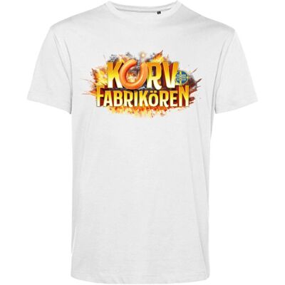 Korvfabrikören - T-shirt M (Vit) Korvfabrikören - T-shirt M (Vit)