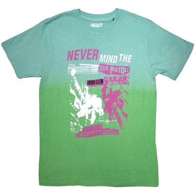 The Sex Pistols: Unisex T-Shirt/NMTB Japan (Green) (Wash Collection) (XX-Large) The Sex Pistols: Unisex T-Shirt/NMTB Japan (Green) (Wash Collection) (XX-Large)