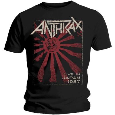 Anthrax: Unisex T-Shirt/Live in Japan (Black) (Small) Anthrax: Unisex T-Shirt/Live in Japan (Black) (Small)