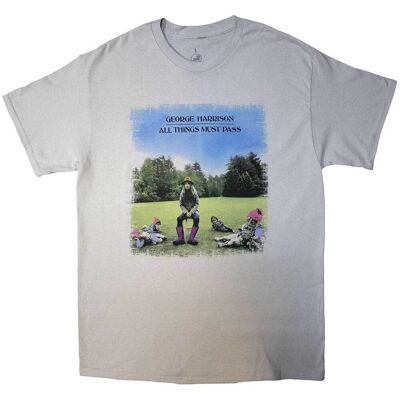 George Harrison: Unisex T-Shirt/All Things Must Pass (Grey) (Medium) George Harrison: Unisex T-Shirt/All Things Must Pass (Grey) (Medium)