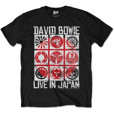 David Bowie: Unisex T-Shirt/Live in Japan (Black) (Medium) David Bowie: Unisex T-Shirt/Live in Japan (Black) (Medium)
