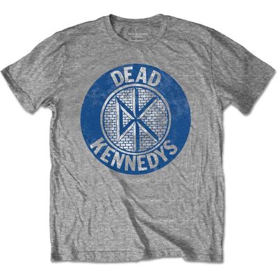 Dead Kennedys: Unisex T-Shirt/Vintage Circle (Grey) (XX-Large) Dead Kennedys: Unisex T-Shirt/Vintage Circle (Grey) (XX-Large)
