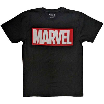 Marvel Comics: Unisex T-Shirt/Box Logo (Black) (XX-Large) Marvel Comics: Unisex T-Shirt/Box Logo (Black) (XX-Large)